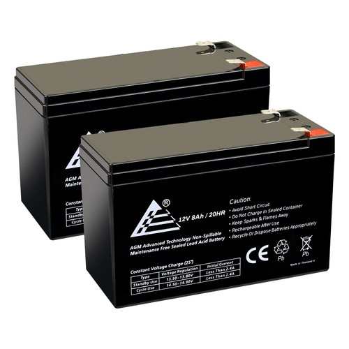 Pack 12v 8ah battery razor - 12v,