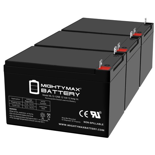 Mighty max ml12 - ml12-12nb, 12ah